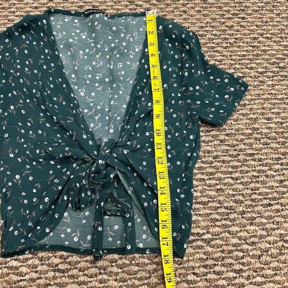 Green Floral Fairy Tie Top - Picture 5 of 5